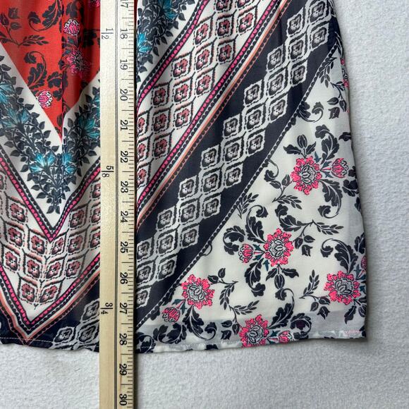 Express Womens Boho Dress Size Medium Summer Colorful - Picture 6 of 12